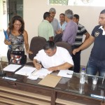 recebimento dos oficios pelo assessor Nilson