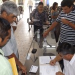 recebimento dos oficios pelo assessor Nilson
