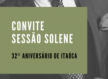 Convite Sessão Solene CM Itaóca